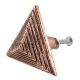 Triangular Pyramid Antique Copper Aluminium Cabinet Knob